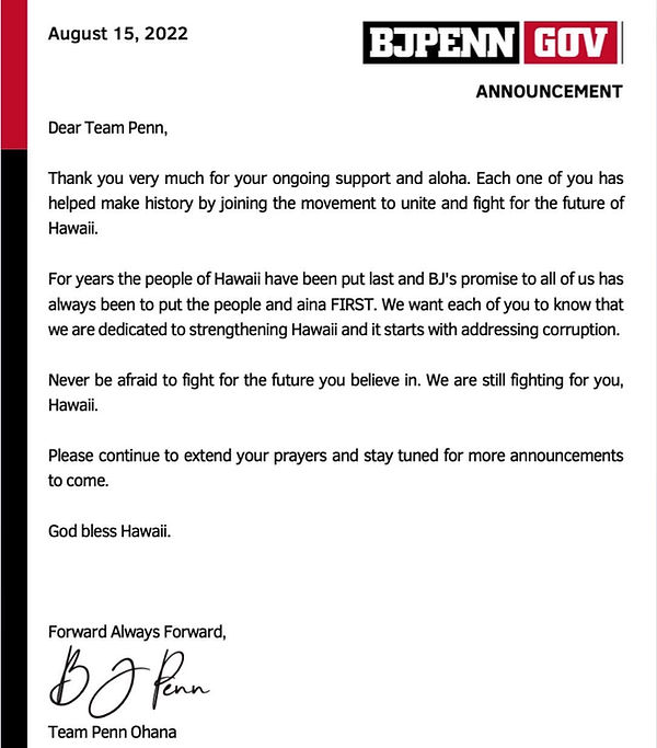 8-15-2022 Announcement